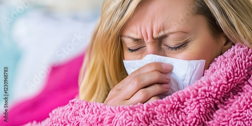 mom sick in bed
