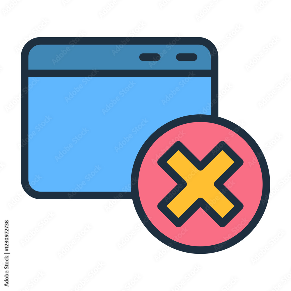 Obraz premium Error Icon