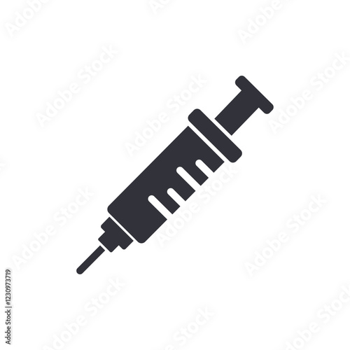 Toxic injection solid icons, minimalist vector illustration ,simple transparent graphic element .Isolated on white background