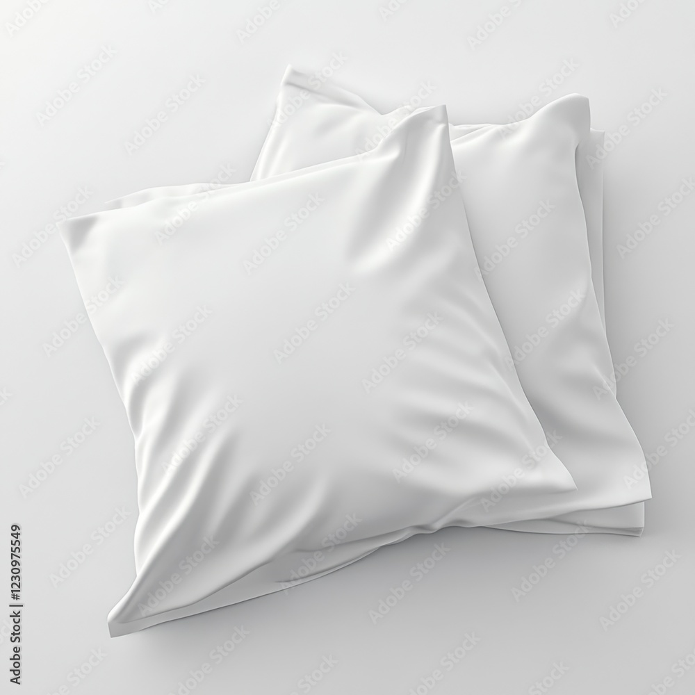 Folded pillowcase mockup Folded pillowcase mockup