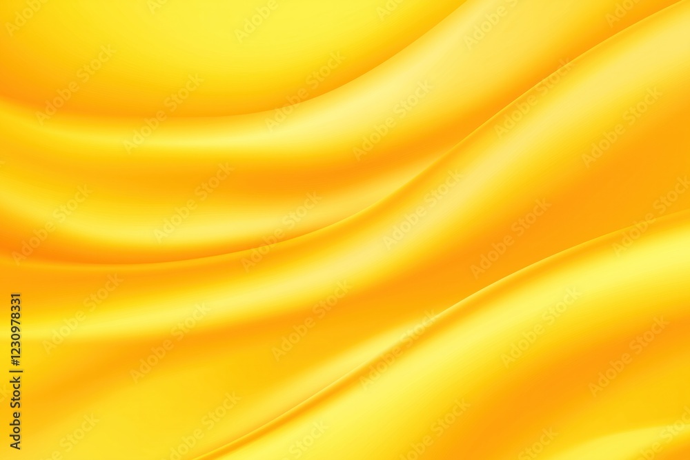 Flowing golden fabric creating smooth waves, elegant abstract background Flowing golden fabric creating smooth waves, elegant abstract background