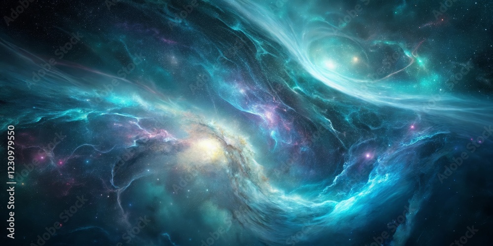 Obraz premium Celestial Nebula Wallpaper