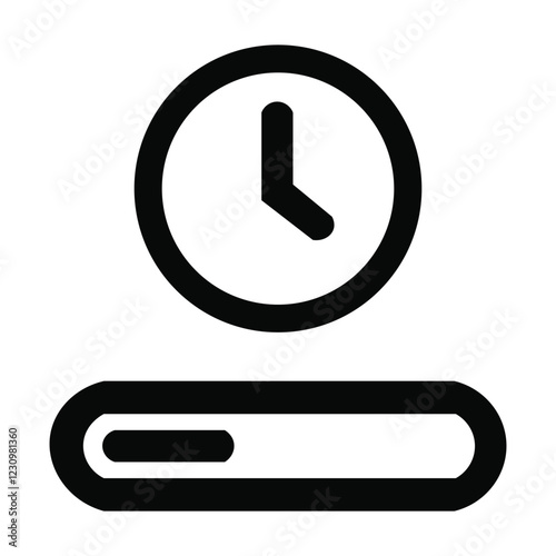 waiting clock icon