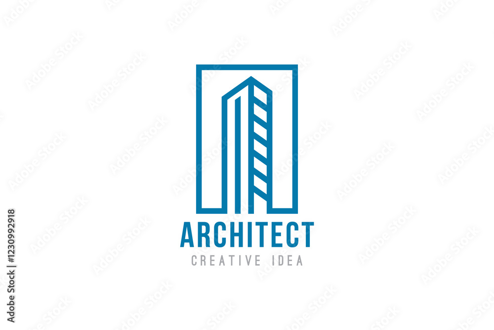 Creative Building Concept Logo Design Template Creative Building Concept Logo Design Template