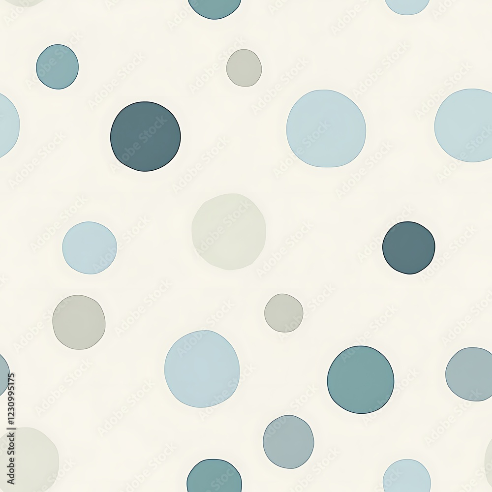 Pastel Circle Pattern Background Abstract Soft Blue Beige Seamless Texture Pastel Circle Pattern Background Abstract Soft Blue Beige Seamless Texture