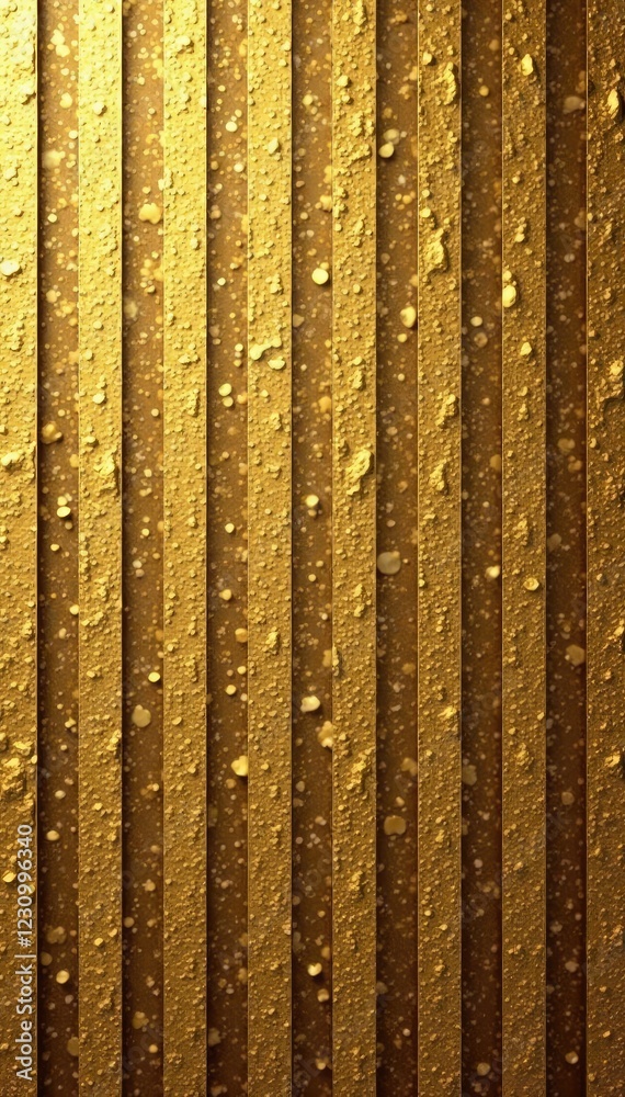 Fototapeta premium Striped gold and brown paper effect wallpaper, effect, brown, paper