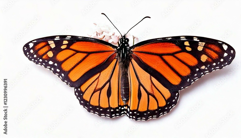Fototapeta premium monarch butterfly - Danaus plexippus - or milkweed, common tiger,