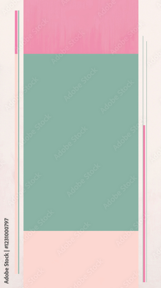 Minimalist design of rectangles with room for text