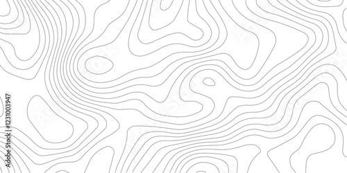 Abstract topographic contours map background. Topographic map and landscape terrain texture grid. Terrain map. Contours trails, image grid geographic relief topographic Cartography Background.
