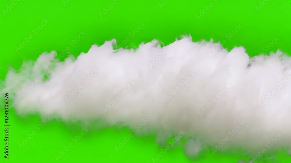 Cloud Green Screen Background. Flying Clouds Graphic Effects. Clouds ...