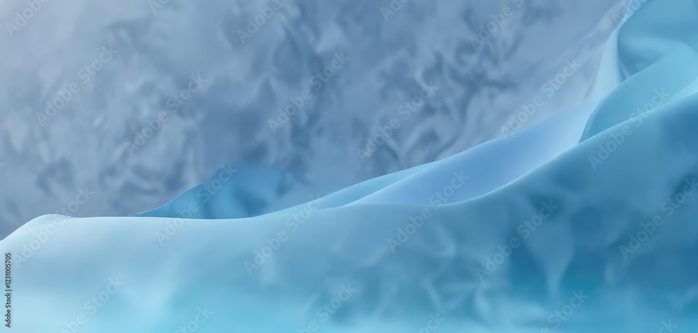 Obraz premium Soft blue abstract background with gentle gradient, abstract, gradient, fresh