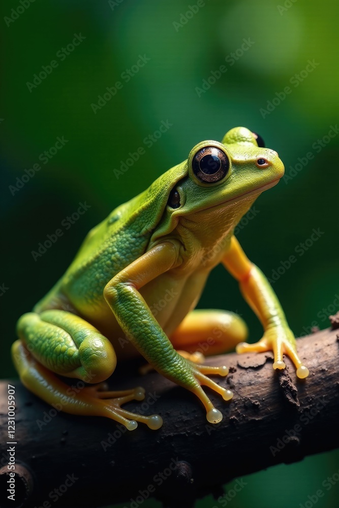 Frogs and insects in Malabar gliding frog habitat, wildlife, arthropod Frogs and insects in Malabar gliding frog habitat, wildlife, arthropod