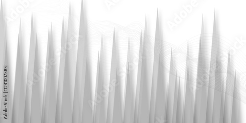 Abstract background with triangles. White background with beautiful abstract pattern design, space design concept.  Pattern of geometric white and gray color elegant abstract background,