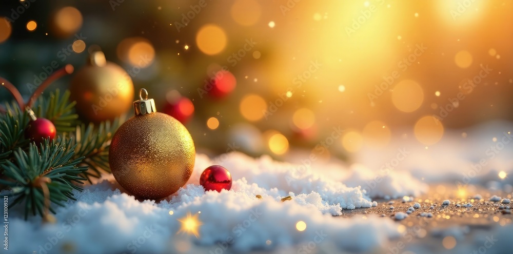 Sparkling gold glitter abstract background with festive Christmas elements, winter, abstract, bokeh Sparkling gold glitter abstract background with festive Christmas elements, winter, abstract, bokeh