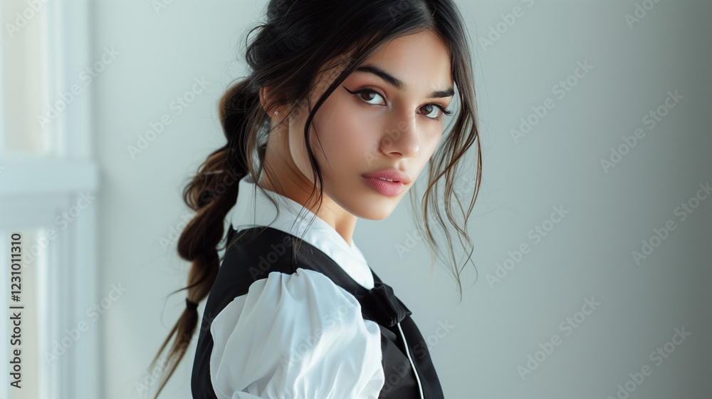 Portrait of a girl student Portrait of a girl student