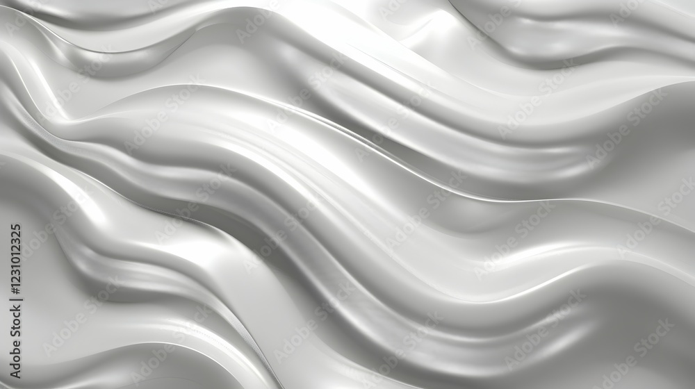 A smooth, flowing white surface creating a sense of elegance and fluidity. A smooth, flowing white surface creating a sense of elegance and fluidity.
