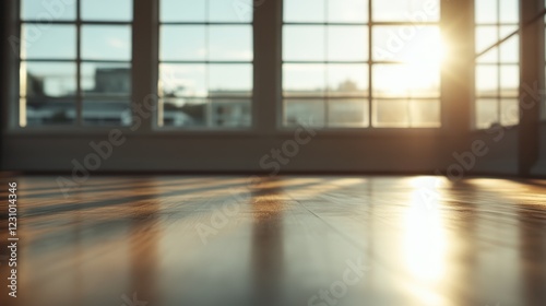 Inspiring morning light illuminates a tranquil space for yoga practice