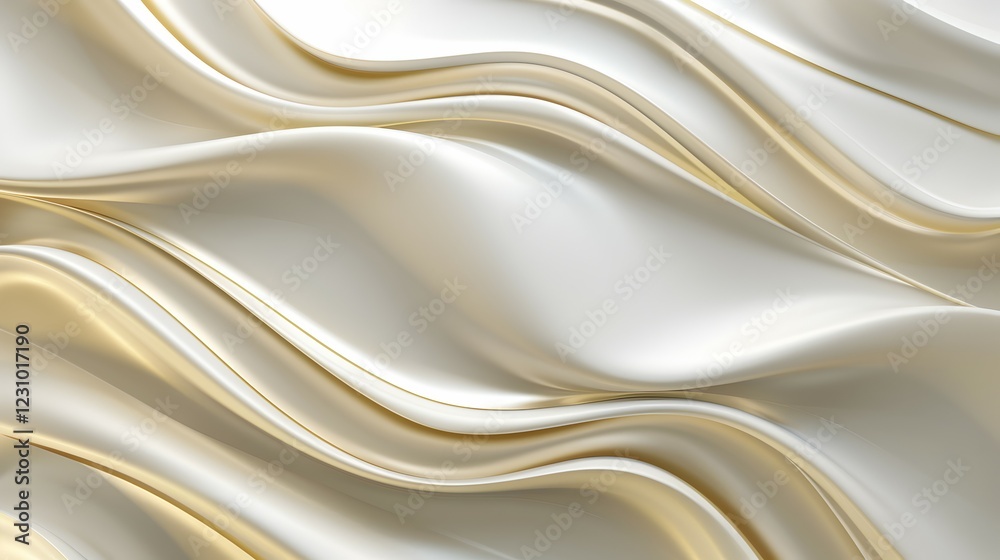 A smooth, flowing fabric texture in shades of white and gold, creating an elegant backdrop. A smooth, flowing fabric texture in shades of white and gold, creating an elegant backdrop.