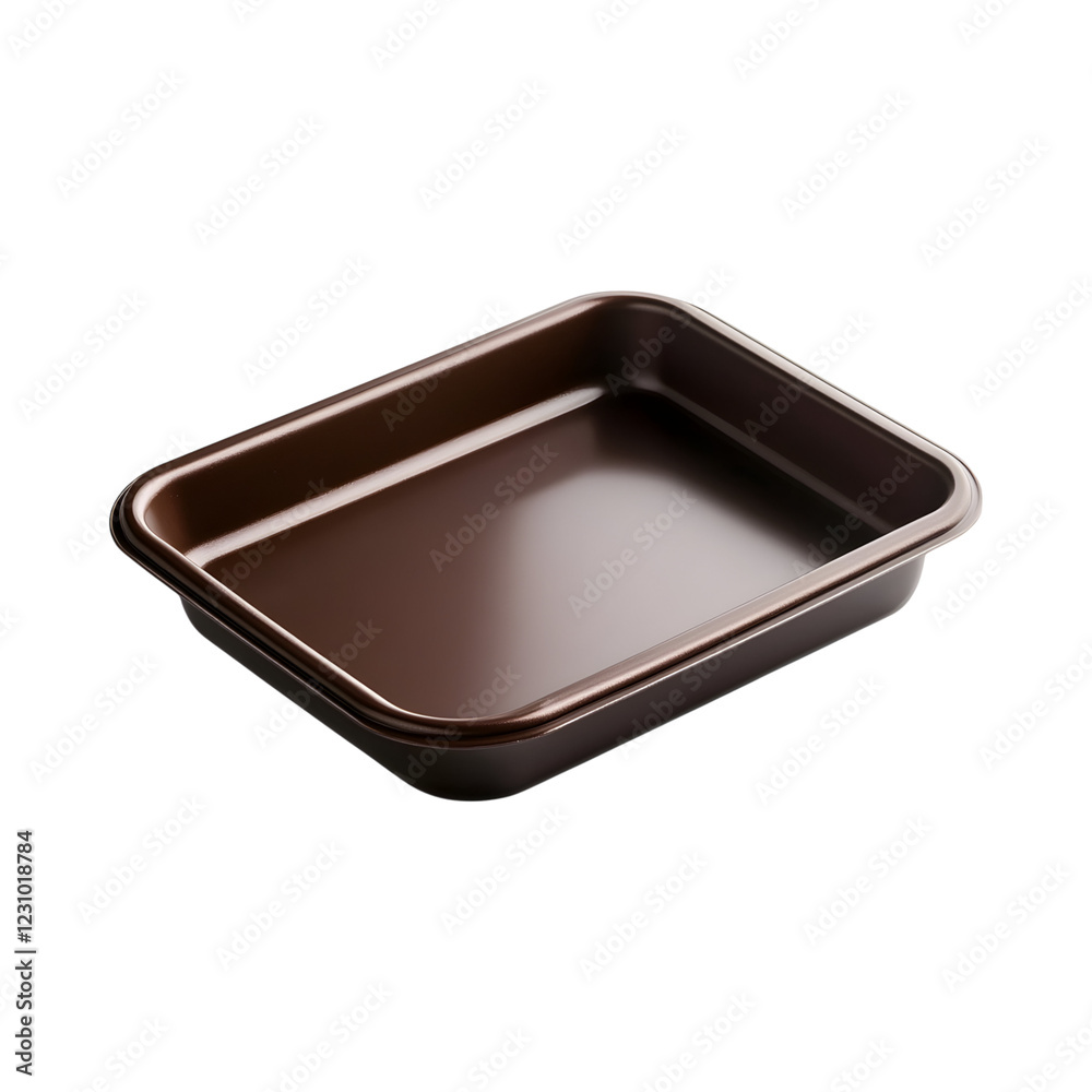 Premium Non-Stick Brownie Pan Isolated on Transparent Background Premium Non-Stick Brownie Pan Isolated on Transparent Background