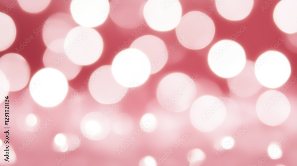 Soft pink bokeh lights create dreamy background Soft pink bokeh lights create dreamy background