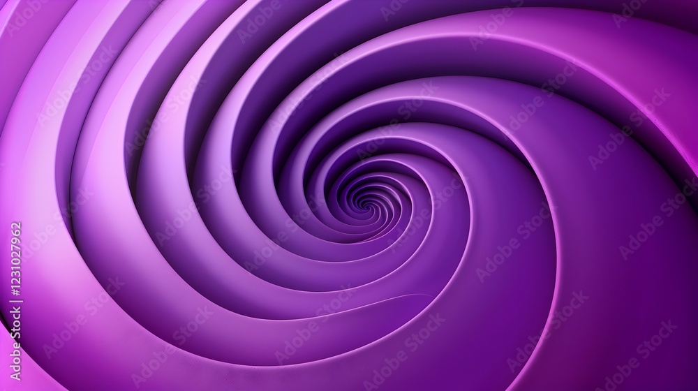 A swirling purple design creating a sense of depth and motion. A swirling purple design creating a sense of depth and motion.