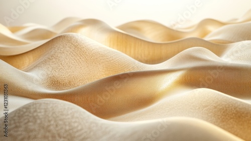 Fototapeta Naklejka Na Ścianę i Meble -  Golden sand dune rhythm