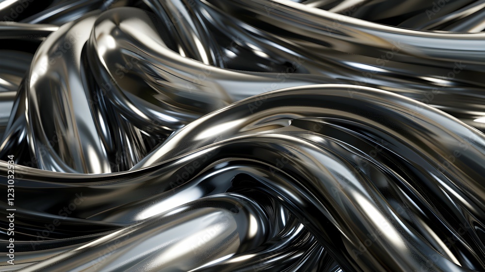 A close-up of intertwined metallic strands, showcasing a shiny, reflective surface. A close-up of intertwined metallic strands, showcasing a shiny, reflective surface.