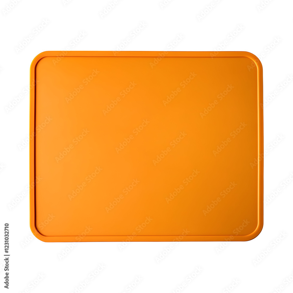 Sleek Rectangular Silicone Baking Mat Isolated on Transparent Background Sleek Rectangular Silicone Baking Mat Isolated on Transparent Background