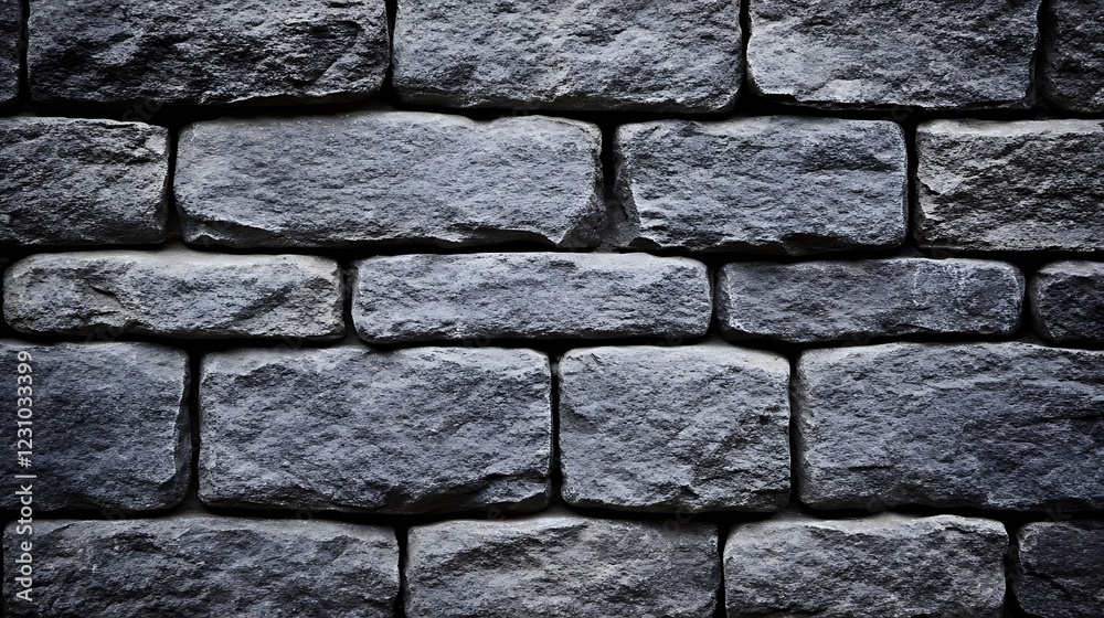 Obraz premium Dark Grey Stone Wall Texture Background