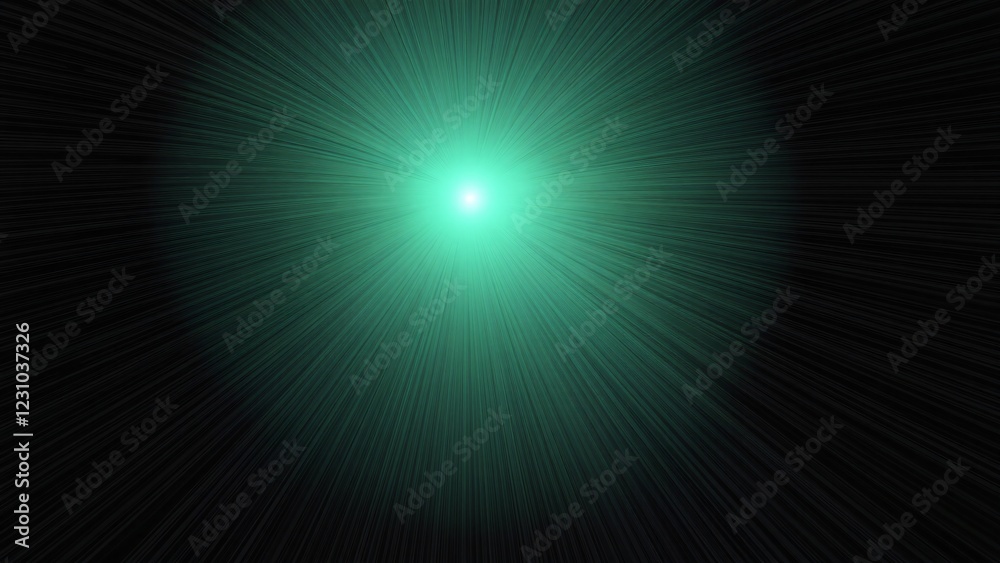 Teal Light Burst - Abstract Radial Background Teal Light Burst - Abstract Radial Background