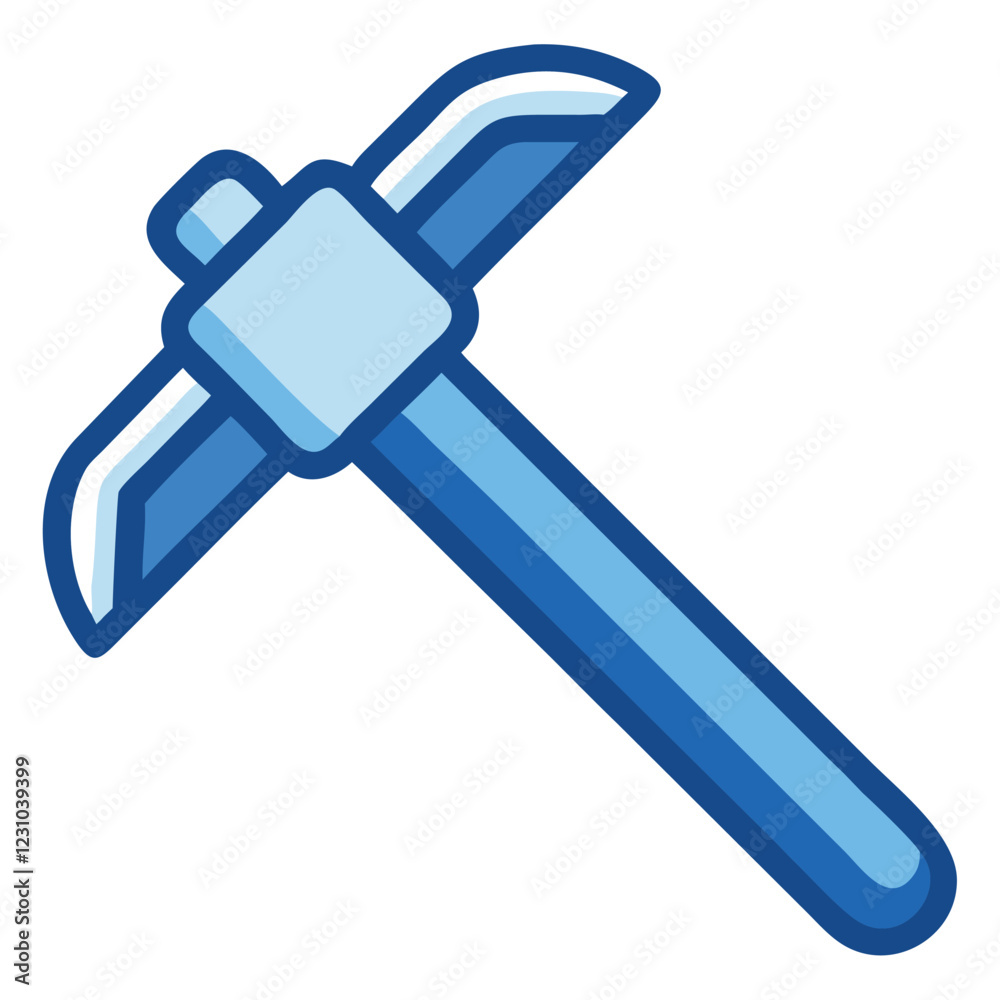 Ice pick mountaineering tool winter climbing icon Ice pick mountaineering tool winter climbing icon