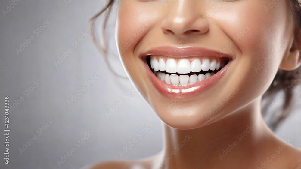 Obraz premium close up of a person smiling