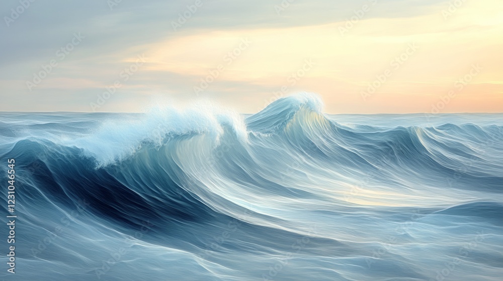 The gentle rhythm of the waves The gentle rhythm of the waves