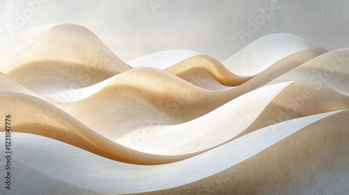 Fototapeta Naklejka Na Ścianę i Meble -  Soft sand dune curves