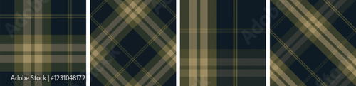 Plaid pattern seamless tartan check plaid for skirt, tablecloth, blanket, duvet cover, or other modern fashion print.