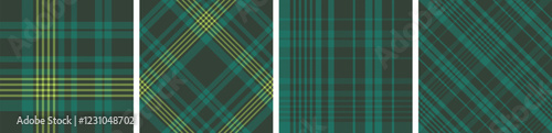 Plaid pattern seamless tartan check plaid for skirt, tablecloth, blanket, duvet cover, or other modern fashion print.
