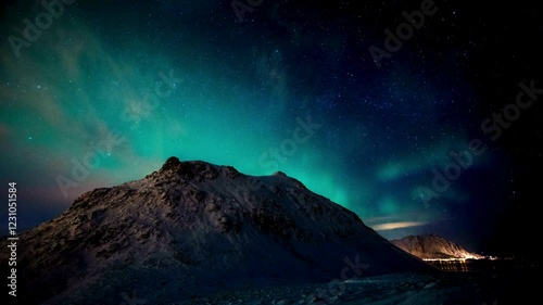 Stunning mountain scenery featuring snow-capped peaks, rolling fog, and dramatic clouds illuminated by a vibrant sunrise. Perfect for travel, nature, and time-lapse footage.
