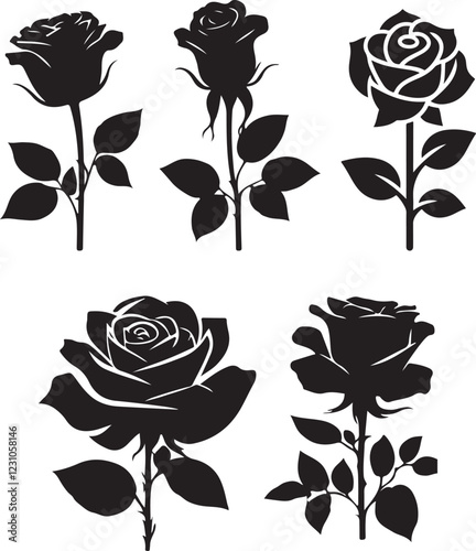 The Art of Rose Silhouettes 15