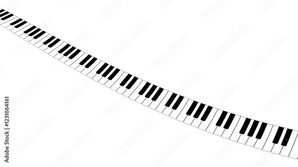 ピアノの鍵盤 ピアノの鍵盤