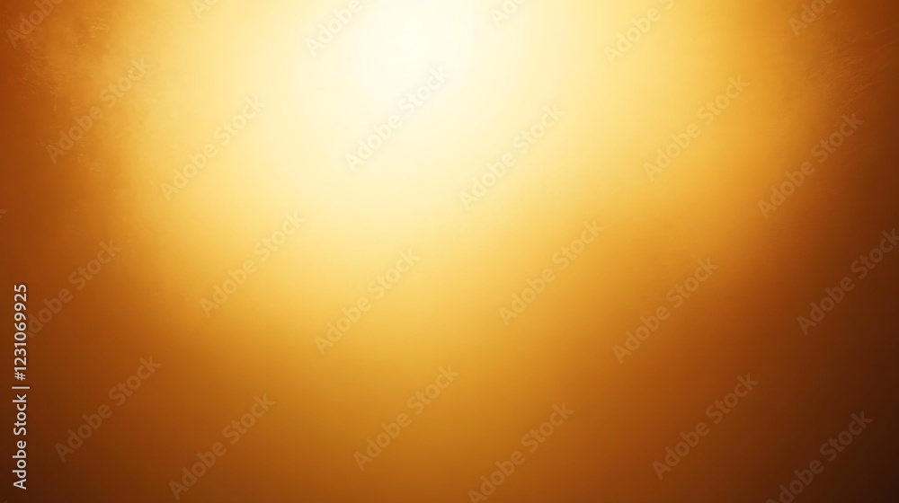 Golden Abstract Background With Bright Center Golden Abstract Background With Bright Center
