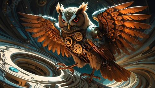 The futuristic owl