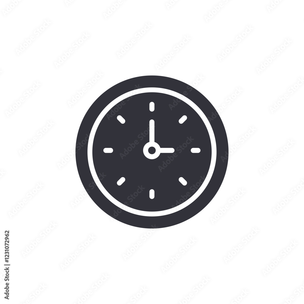 Time solid icons, minimalist vector illustration ,simple transparent graphic element .Isolated on white background Time solid icons, minimalist vector illustration ,simple transparent graphic element .Isolated on white background