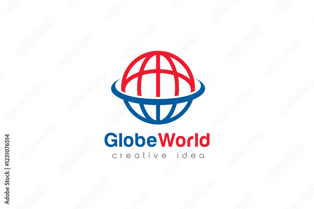 Creative Globe Concept Logo Design Template Creative Globe Concept Logo Design Template