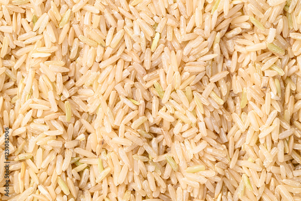 Organic Jasmine brown rice seed texture background, Thai Rice Organic Jasmine brown rice seed texture background, Thai Rice