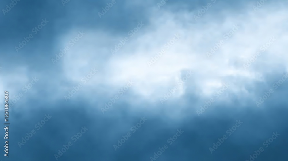 Blue Sky Cloud Formation Abstract Image Blue Sky Cloud Formation Abstract Image