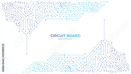 Computer Circuit Board Background. Networking Technology Circuit Board Abstract Lines Communication Background. Central Computer Processors CPU Concept. Motherboard Digital Chip.