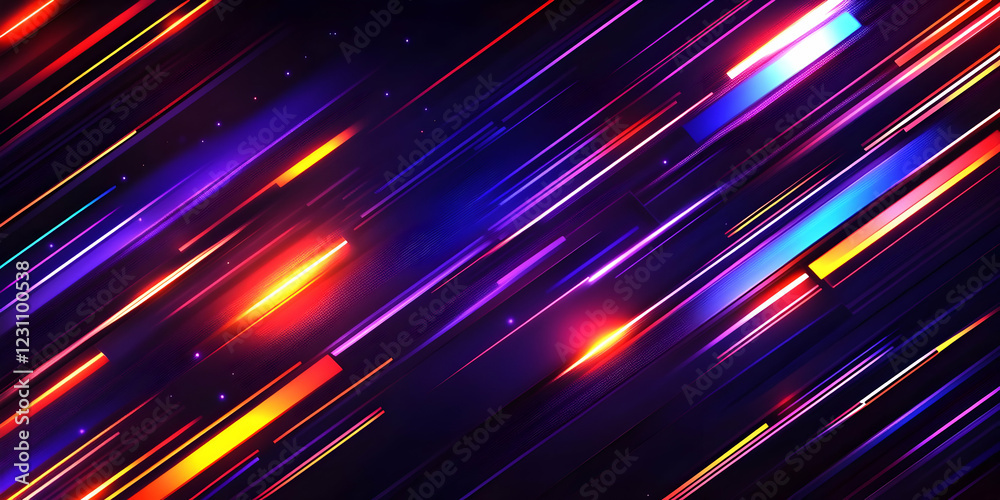 Neon Speed Lines Abstract Background Neon Speed Lines Abstract Background