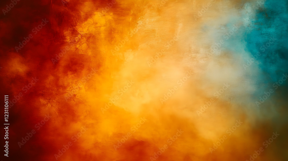 Abstract Orange Teal Background Illustration Abstract Orange Teal Background Illustration