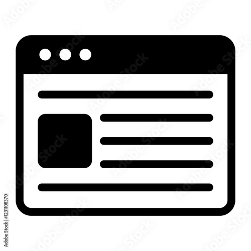 content Solid icon