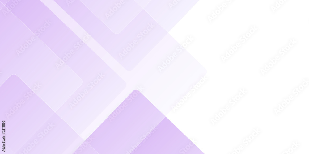 Simple withe background.flat withe gradation wavy geometric background. purple geometric triangles shapes. creative minimalist and various modern geometric shapes for background perfect for wallpaper